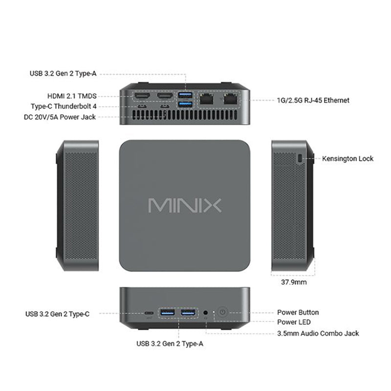 MINIX N512 Mini PC Intel Core i5-12600H - WhatGeek