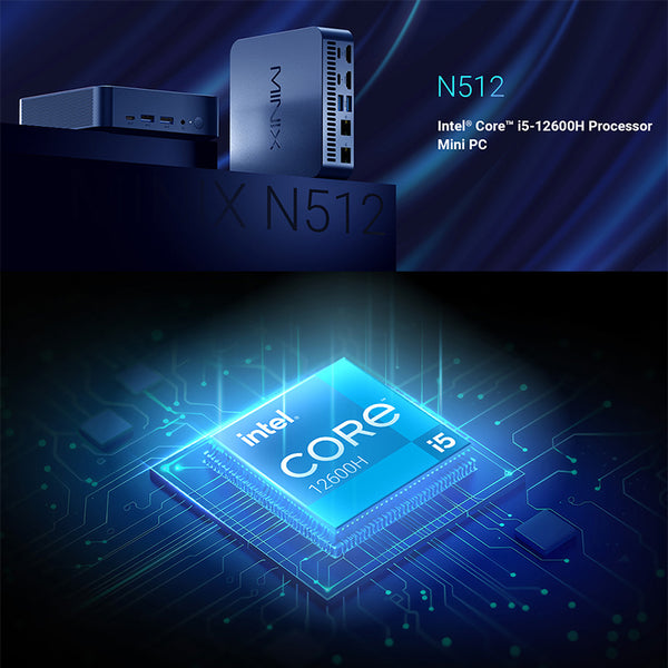 MINIX N512 Mini PC Intel i5-12600H