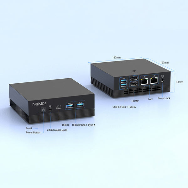 MINIX NEO Z150 Aero Mini PC with Intel N150 Active Cooling