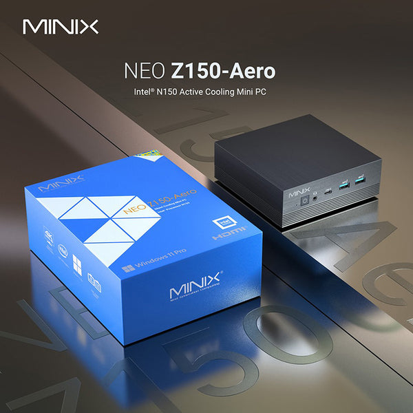 MINIX NEO Z150 Aero Mini PC with Intel N150 Active Cooling