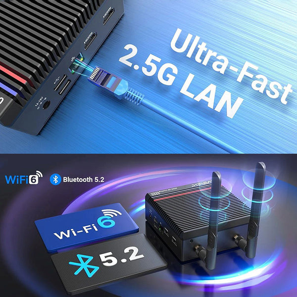 MINIX NEO Z350-0dB Mini PC No Fan 0dB Intel i3-N350