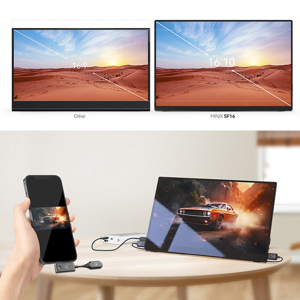 MINIX SF16 Portable Monitor 16" HD display