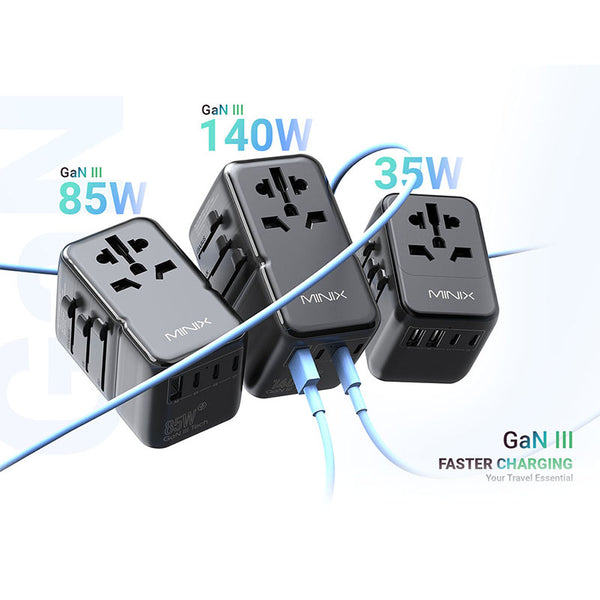 MINIX TP140 140W Universal Travel Adapter