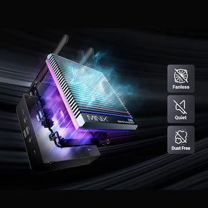 MINIX Z300-0dB Fanless Mini PC Intel Alder Lake-N N300
