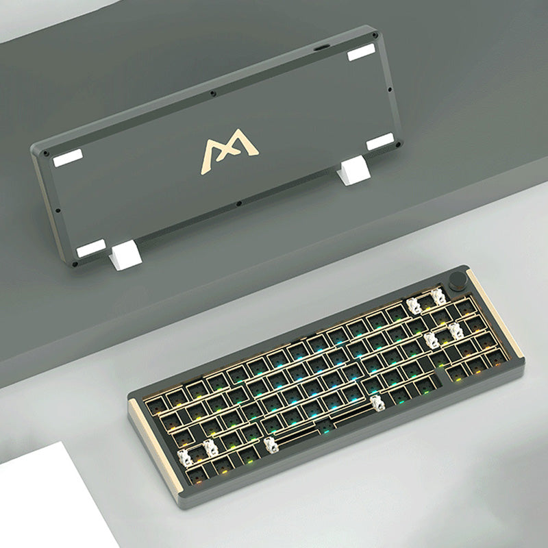 MONKA_6067_Aluminum_Wired_Keyboard_DIY_Kit_1