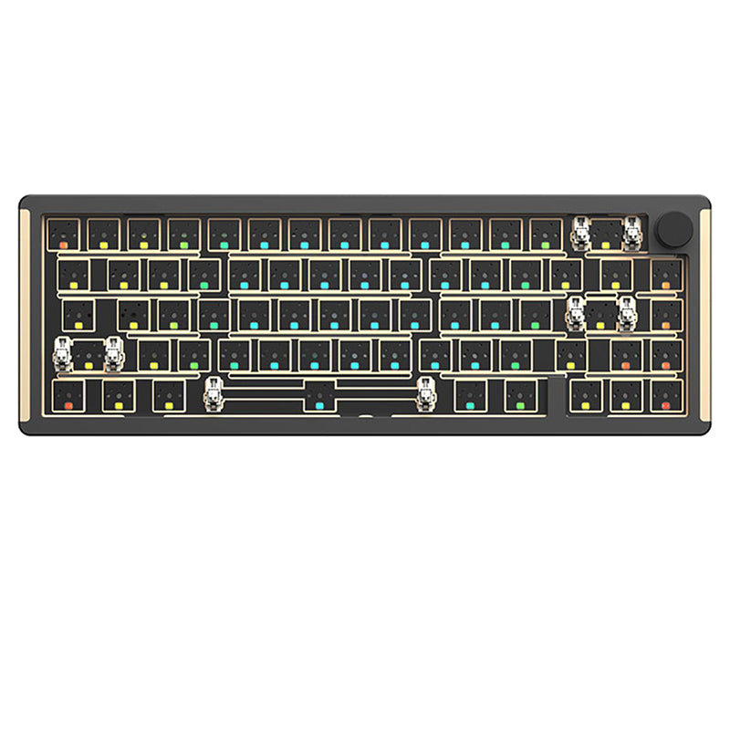 MONKA 6067 Aluminum Wired Keyboard DIY Kit - WhatGeek