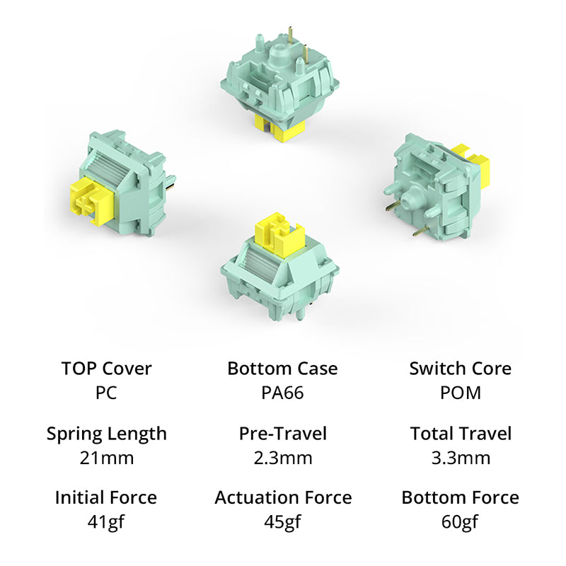 MONKA Sea Salt POM Tactile Switches - Thumbnail 3