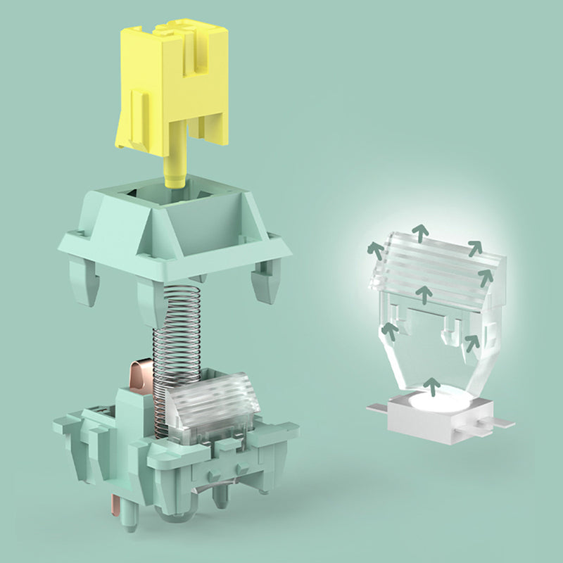 MONKA Sea Salt POM Tactile Switches - Thumbnail 2