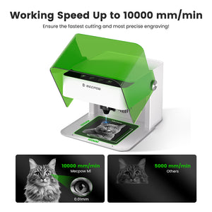 Mecpow M1 Laser Engraver FDA 3.5W Desktop Engraving Machine