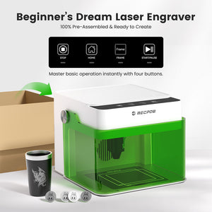 Mecpow M1 Laser Engraver FDA 3.5W Desktop Engraving Machine