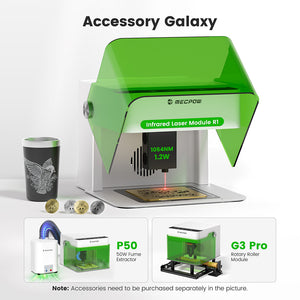 Mecpow M1 Laser Engraver FDA 3.5W Desktop Engraving Machine