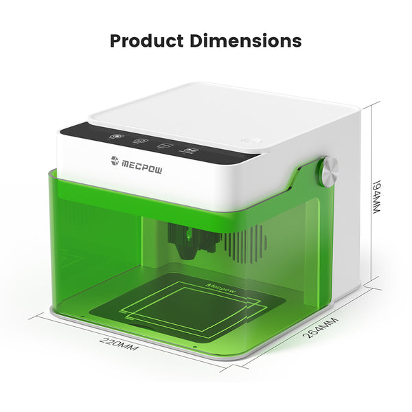 Mecpow M1 Laser Engraver FDA 3.5W Desktop Engraving Machine
