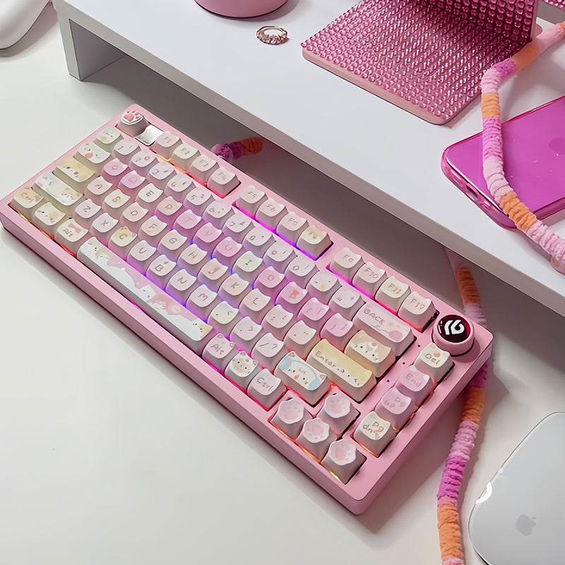 ⭐︎Hello★ Amazon.com: Owpkeenthy Brown Keyboard and Mouse Wireless