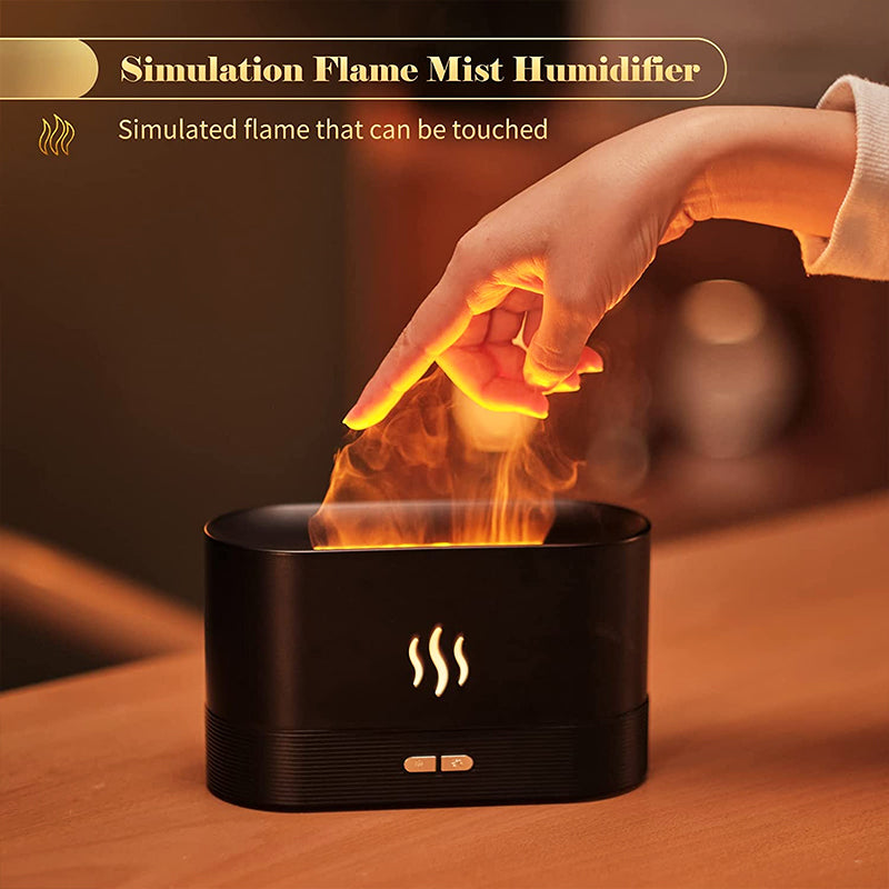 Portable Crystal Aromatherapy Humidifier USB Aroma Essential Oil Diffuser  Air Humidificador with Atmosphere Lamp Home