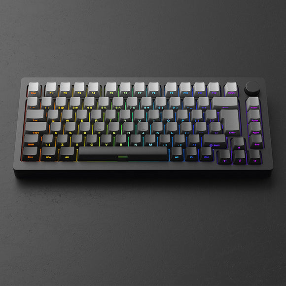 MonsGeek M1W ISO Layout Black Aluminum Wireless Mechanical Keyboard