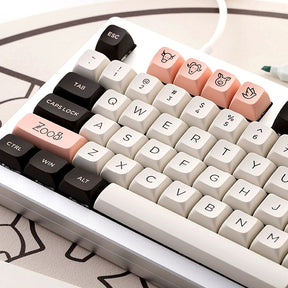MonsGeek x Akko Neon Dye-Subbed PBT MDA Profile Keycap Set 227 Tasti