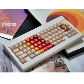 NEWTOY 1970 Music Vintage Keycaps and Large Mouse Pad Set