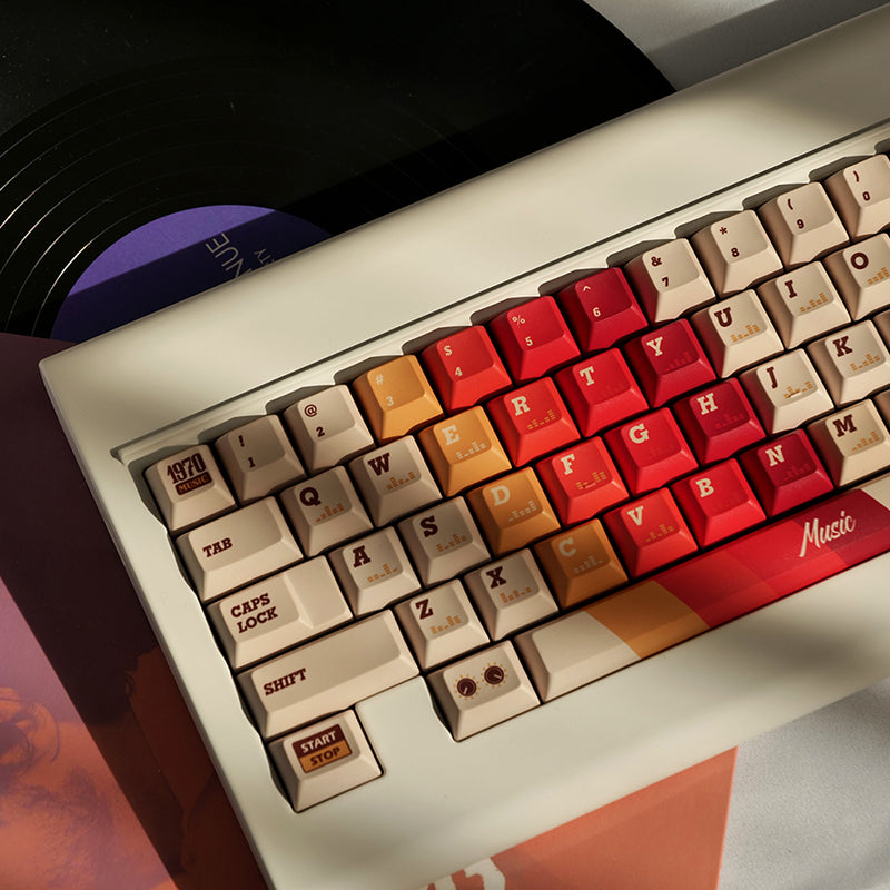 NEWTOY_1970_Music_Vintage_Cherry_Profile_PBT_Keycap_Set_172_Keys_6