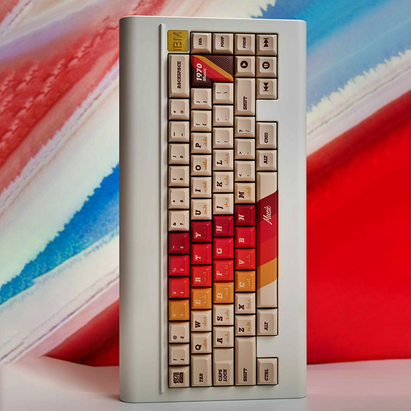 NEWTOY_1970_Music_Vintage_Cherry_Profile_PBT_Keycap_Set_172_Keys_8