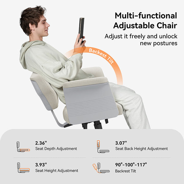 NEWTRAL Freedom-X Multi-Posture Chair with Armrest Ergonomic Chairs