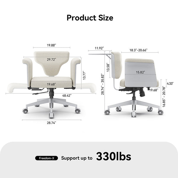 NEWTRAL Freedom-X Multi-Posture Chair with Armrest Ergonomic Chairs