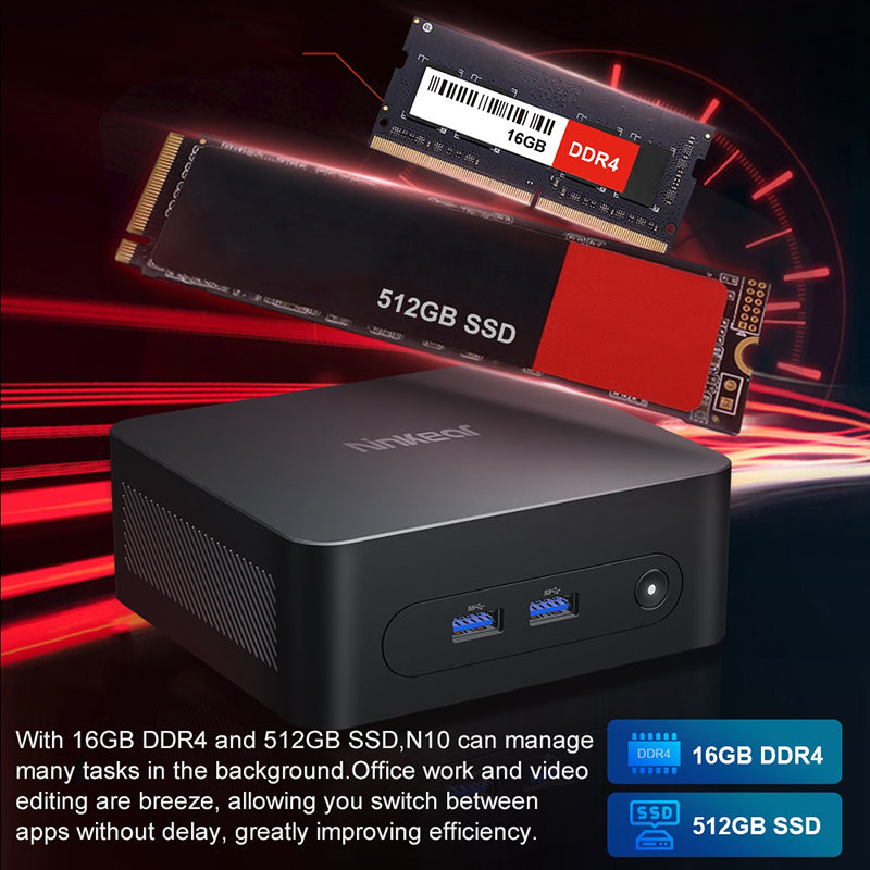 Ninkear N10 Mini PC Intel N100 - WhatGeek