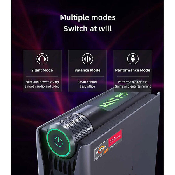 OUVIS AMR5 Mini PC AMD Ryzen 7 5700U Processor