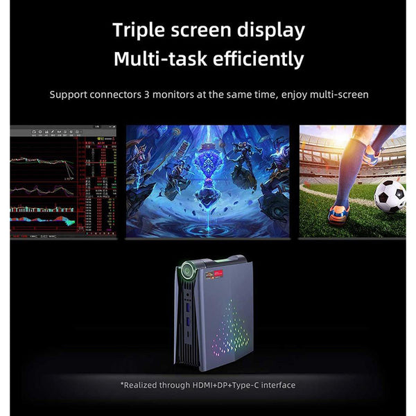 OUVIS AMR5 Mini PC AMD Ryzen 7 5700U Processor