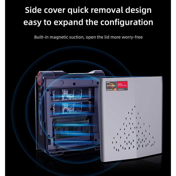 OUVIS AMR5 Mini PC AMD Ryzen 7 5700U Processor