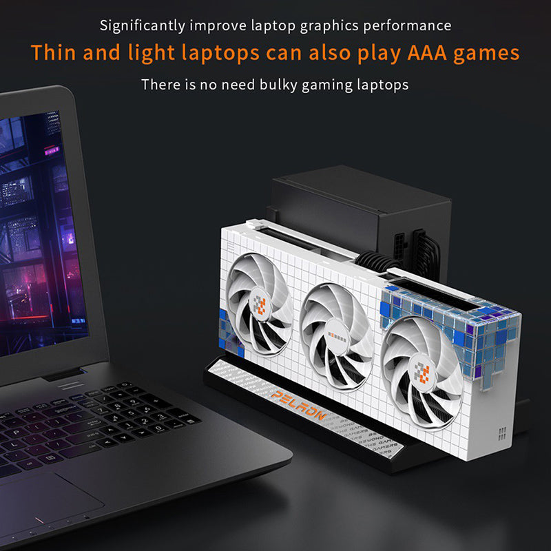 PELADN Link S-1 /Link S-2 eGPU Dock with Open Cooling Design