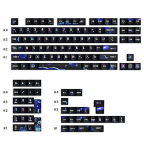 PIIFOX KCK-01 Space OEM Profile Keycap Set 130 Keys