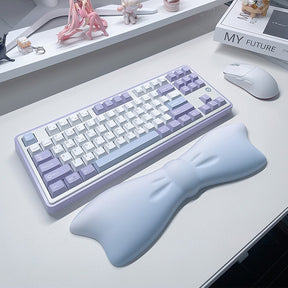 PIWIJOY Bow Encounter Keyboard Wrist Rest Sea Blue