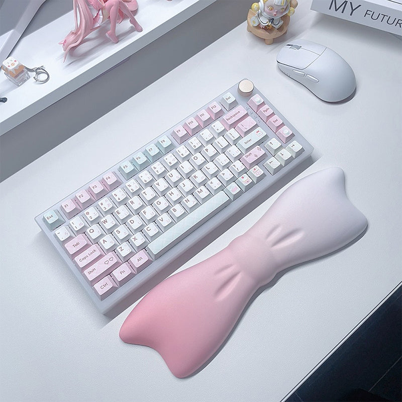 PIWIJOY_Bow_Encounter_Keyboard_Wrist_Rest_White_Pink_2