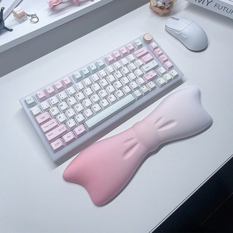PIWIJOY_Bow_Encounter_Keyboard_Wrist_Rest_White_Pink_3