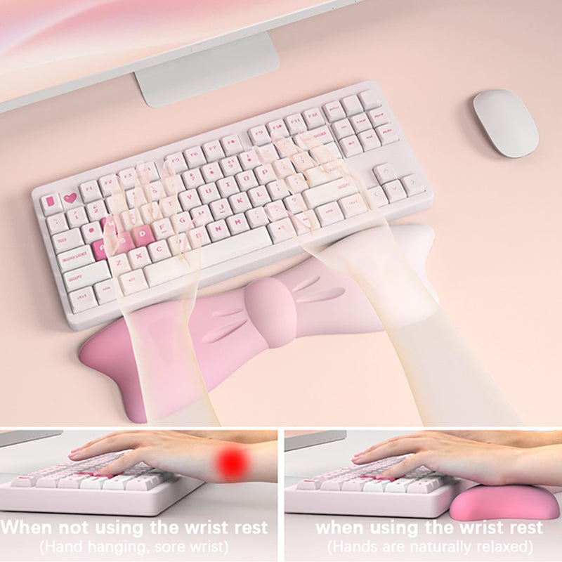 PIWIJOY_Bow_Encounter_Keyboard_Wrist_Rest_White_Pink_5