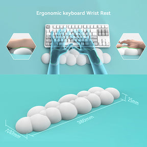 PIWIJOY Cotton Cloud Pad Keyboard Wrist Rest