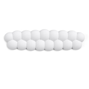 PIWIJOY Puff White PU Leather Wrist Rest