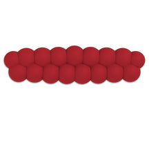 PIWIJOY Puff Red Velvet PU Leather Wrist Rest