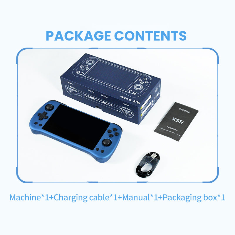 Powkiddy_X55_Blue_Handheld_Game_Console_8