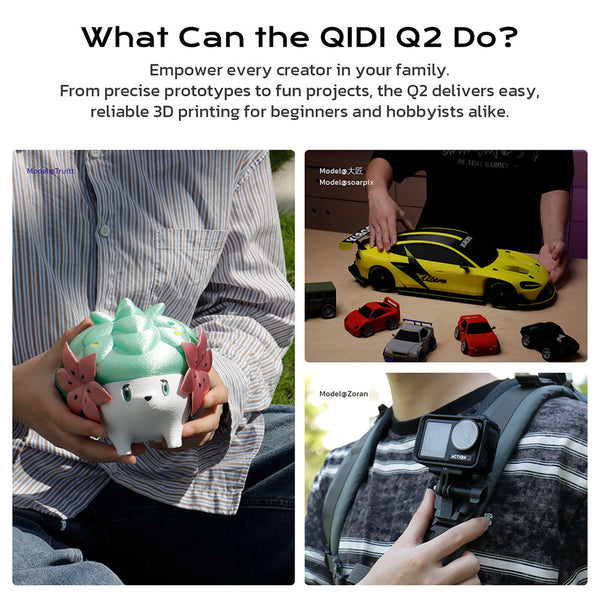 QIDI Q2C Enclosed 3D Printer CoreXY High-Speed Auto Leveling