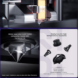 QIDI TECH PLUS4 3D Printer 600mm/S 370℃ High-temp