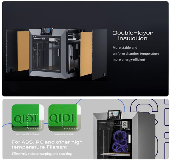 QIDI TECH PLUS4 3D Printer 600mm/S 370℃ High-temp