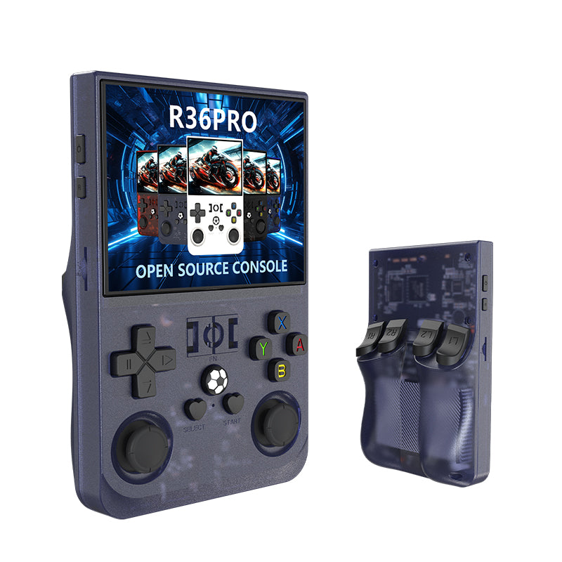 Linux Console Rice R36 Pro Handheld Game Console Linux System 30000+ Games - WhatGeek