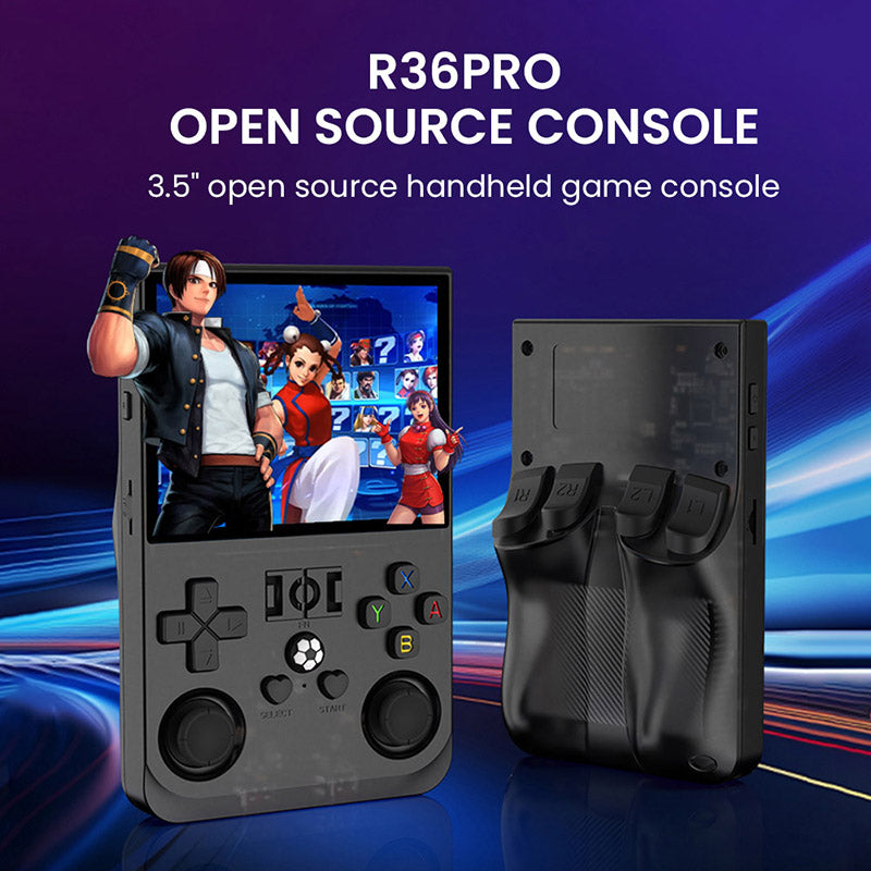 Handheld Console R32 R36 Pro Handheld Game Console Linux System 30000+ Games - WhatGeek
