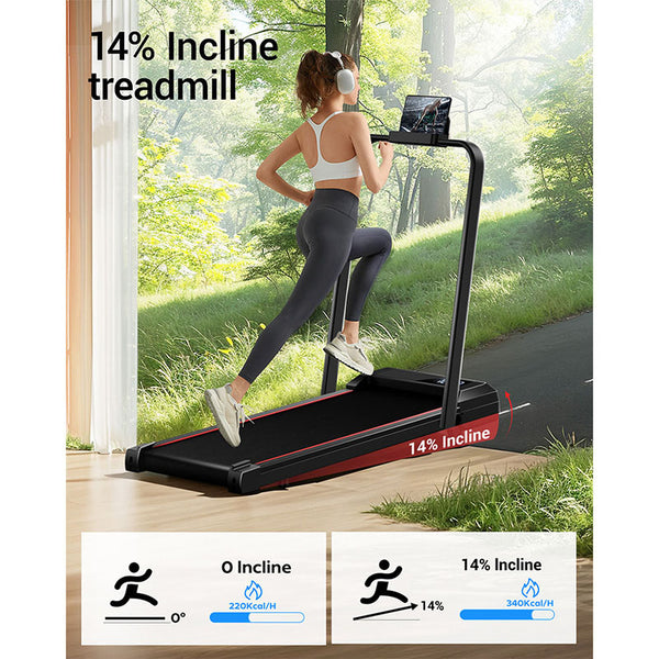 ROBORE CW1F Foldable Walking Pad Treadmill with 9% Incline