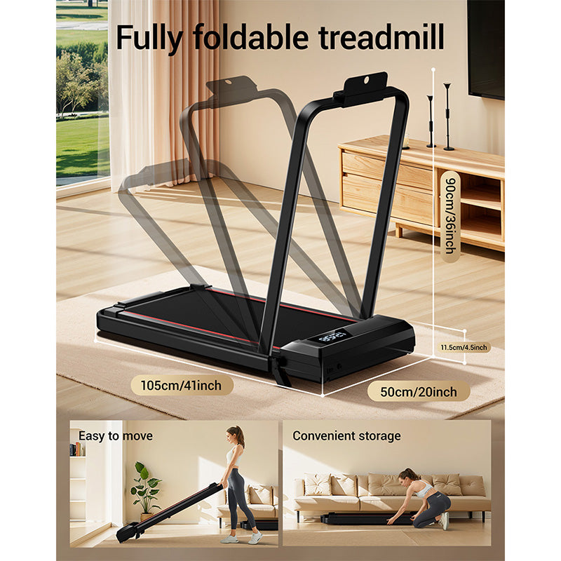 ROBORE CW1F Foldable Walking Pad Treadmill with 9% Incline