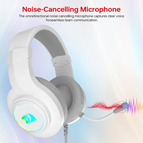 Redragon H371 Wired Gaming Headset RGB Surround Sound