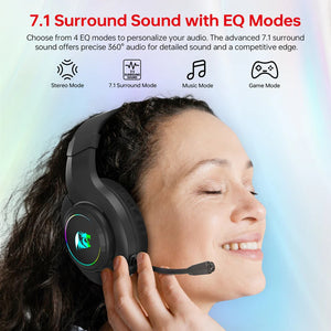 Redragon H371 Wired Gaming Headset RGB Surround Sound