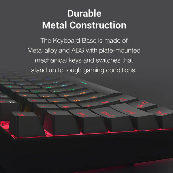 Redragon K552P-KB RGB Wired Mechanical Gaming Keyboard