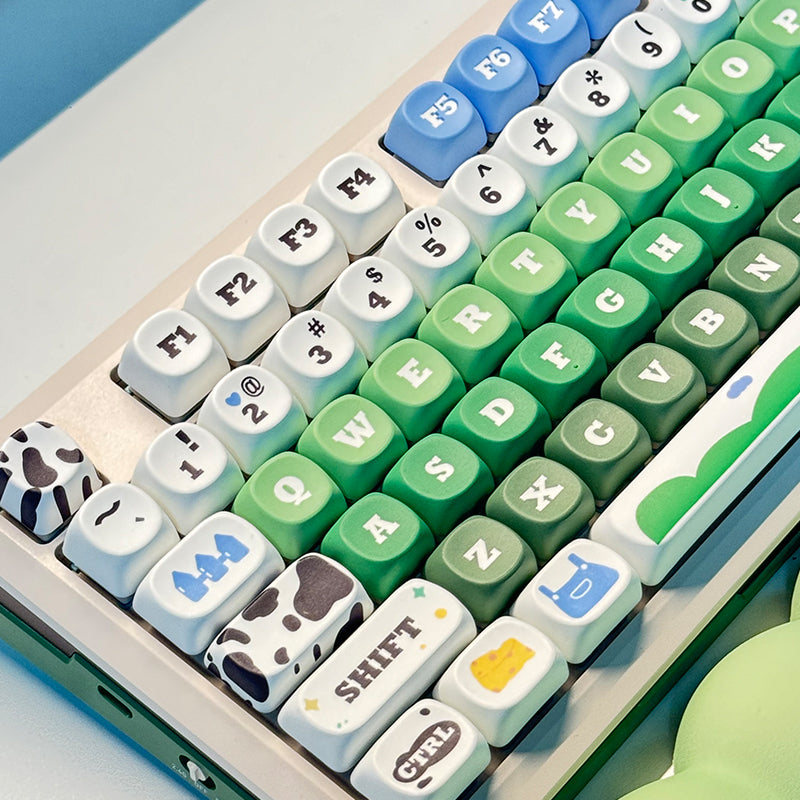 Gleekeys Cow Farm SOA Profile Keycap Set